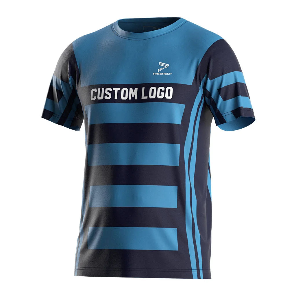 Design Sublimation Printing Gym Quick-dry Rugby-Wear Gear Jersey Mens Rugby Shirt