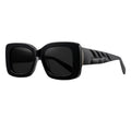 2024 Custom Logo Luxury Gafas De Sol Sunglasses Handmade Rectangle Thick Square Acetate Men Black Frame UV400 Polarized Unisex