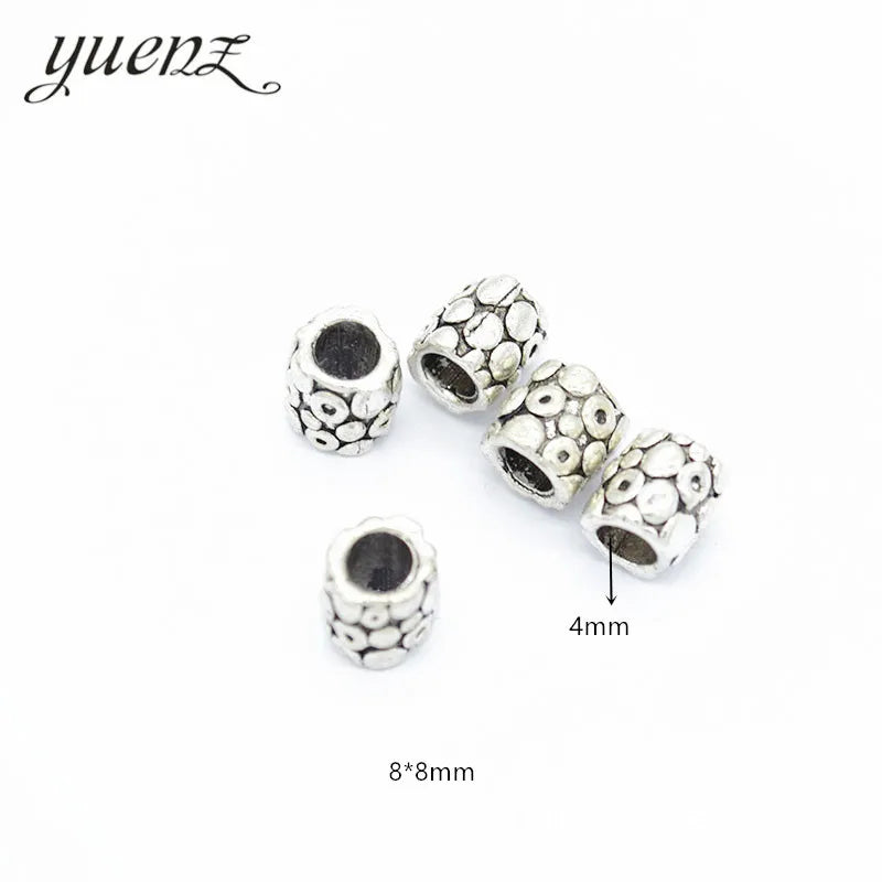 Zinc Alloy Bead DIY European Big Hole Metal Beads Fits Charm Bracelets Necklaces Pendants Making R32