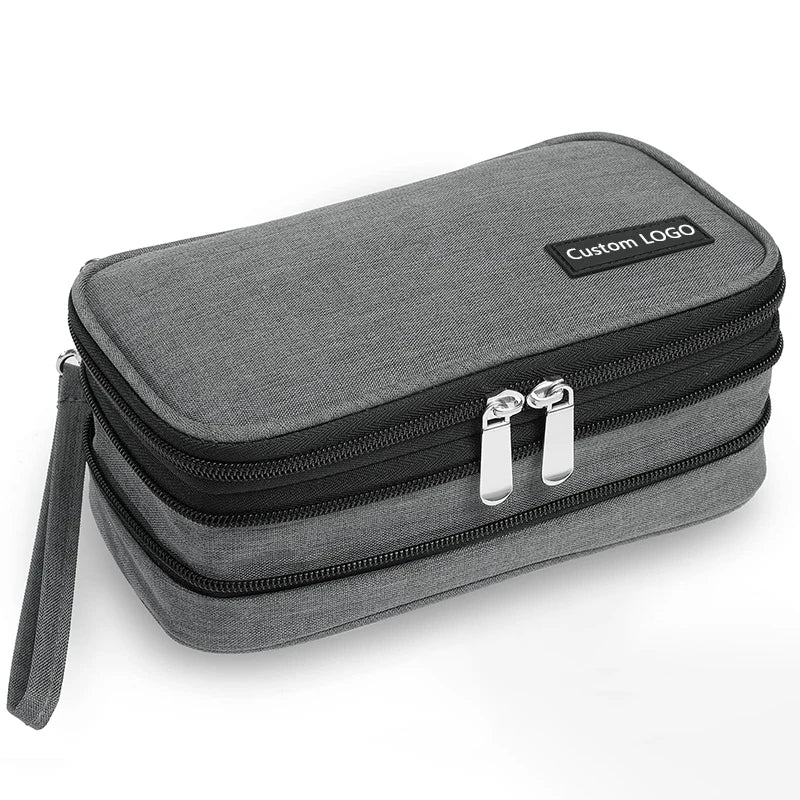 Travel Insulin Cooler Case Zipper Polyester Portable Expandable Diabetic Bag Double Cooling Time Special Purpose Medication