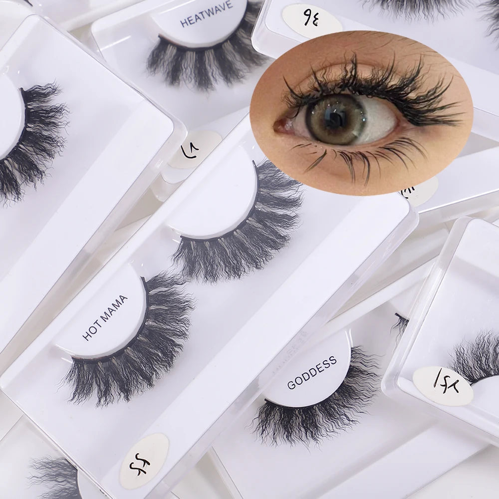 Lashes Wholesale Eyelash Packaging Private Label Eyelashes 5d Curl Lashes Fluffy Noodle Lash