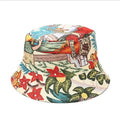 2020 New Design Fashion Quality Woman Lady Girl Full Print Pattern Bucket Cap Hat