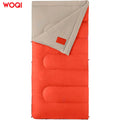 WOQI Cool Weather Adult Sleeping Bag with Hook Free Zipper and Storage Bag Machine Washable