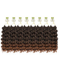 Curl Crochet Hair 8 Packs10 Inch Water Wave Curly for Women Short Beach Curl Hair