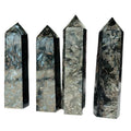 Gemstone Healing Crystal Wholesale Natural Fireworks Stone Crystal Wand Points Healing Astrophyllite Tower for Decoration