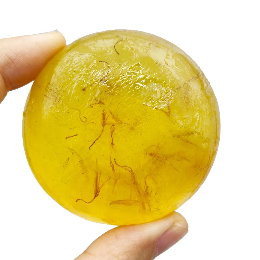 Wholesale Cheap Price Natural Yoni Soap Saffron Crocus Organic Essential Oil Bar Soap PH Brighten Solid Antiseptic Slimming