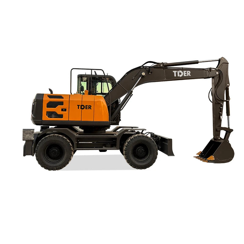 TDER New Arrival Chinese 12 Ton 15 Ton Excavator Wheel Excavator for Mine Channel Construction Work