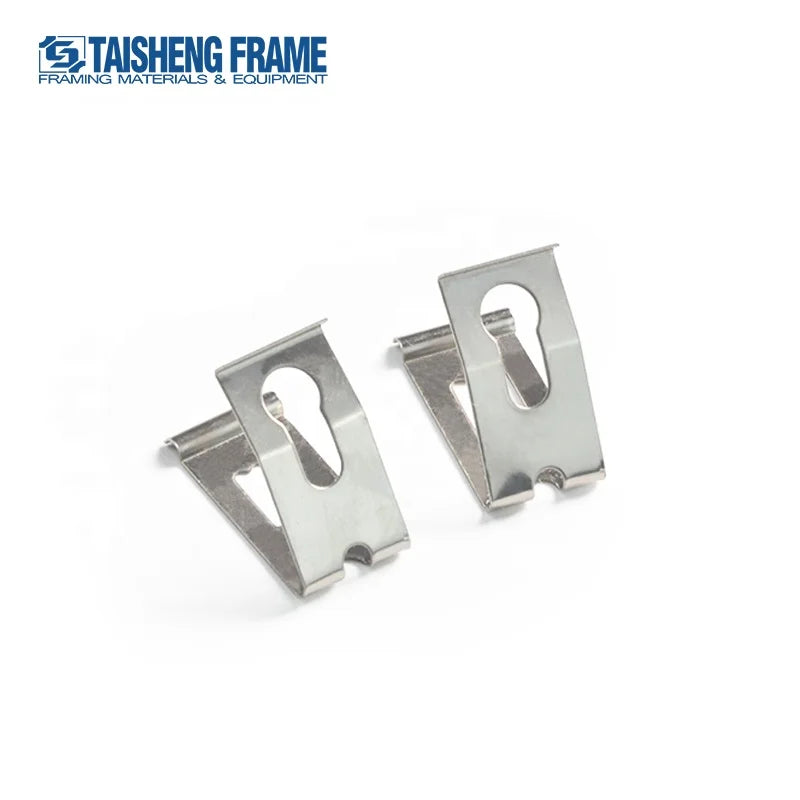 TS-K174 Picture Photo Frame Metal Spring Turn Clip Hanger V-Shaped Buckle