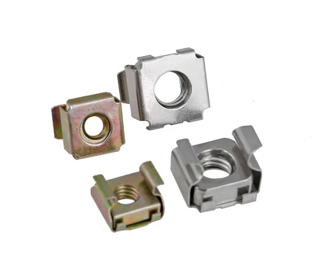 M4 M6 Standard Black Zinc Plated Steel Square Castle Nuts Cage Nuts