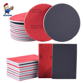 Foam Sand Paper Sponge Disc 100*70*5mm 1000# Sandpaper Sponge Drywall Softback Flexible Sanding Sponge for Automotive