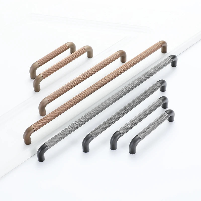 Wardrobe Door Handle Modern Minimalist Gray Coffee Kitchen Cabinet Door Coffee Table Drawer Cabinet Door Handle
