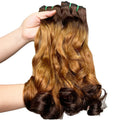 FH  SDD Fumi Raw Hair Bundle Extensions Egg Curl Super Double Drawn Virgin Human Hair Bundle