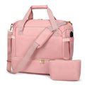 Custom LOGO Travel Luggage Bag With Shoes Compartment Sport Gym Duffel Bag Large Capacity Weekender Travel Handbag