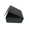 Flap Top Luxury Product Gift Packaging Custom Printed Rigid Matte Cardboard Magnetic Black Packaging With Foam