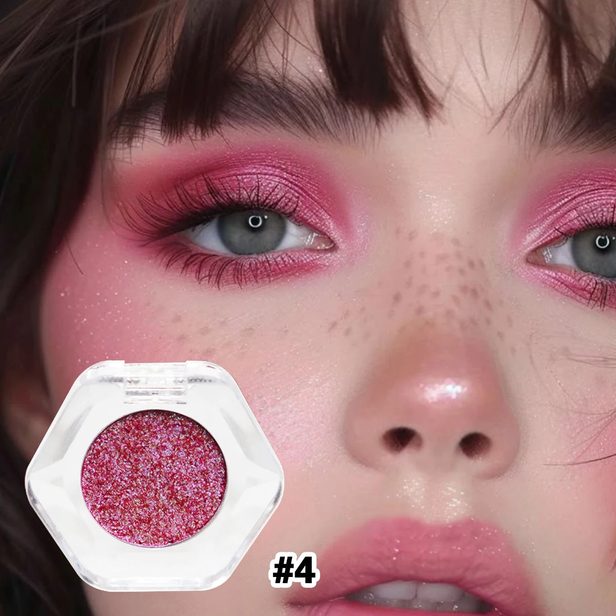 Wholesale Multichrome Chameleon Shimmer Single Eyeshadow Luxury Shine Diamond High Pigmented Eyeshadow Palette