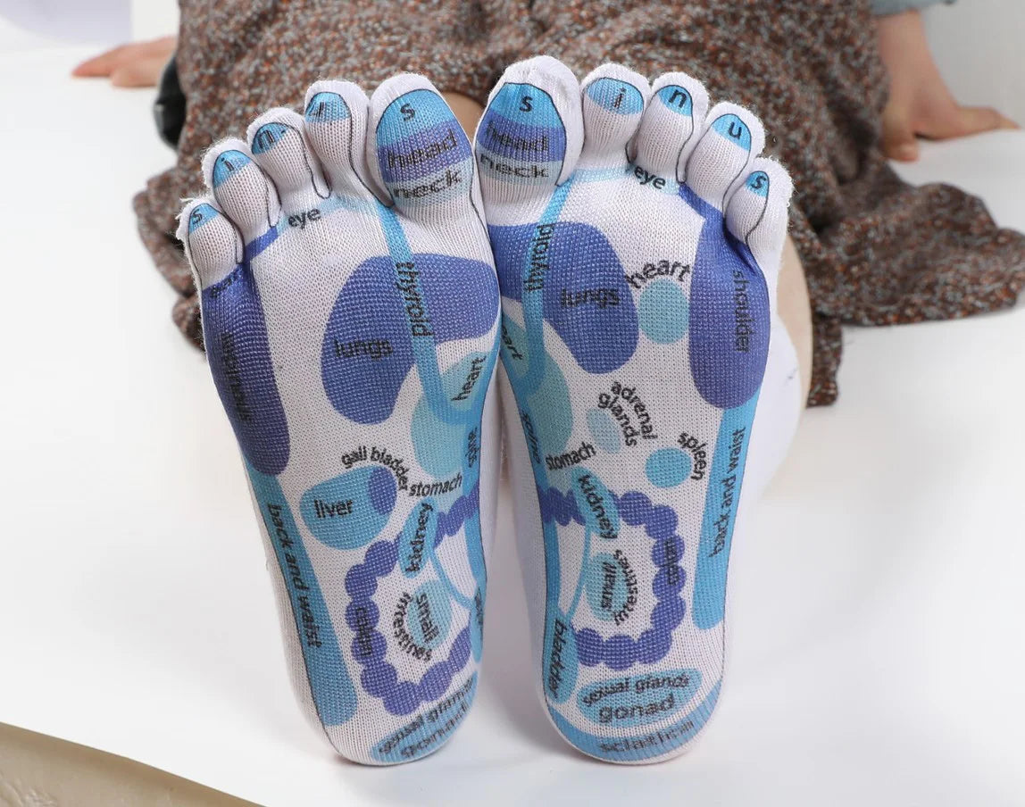Acupressure Therapy Socks Pressure Point Foot Massage Socks