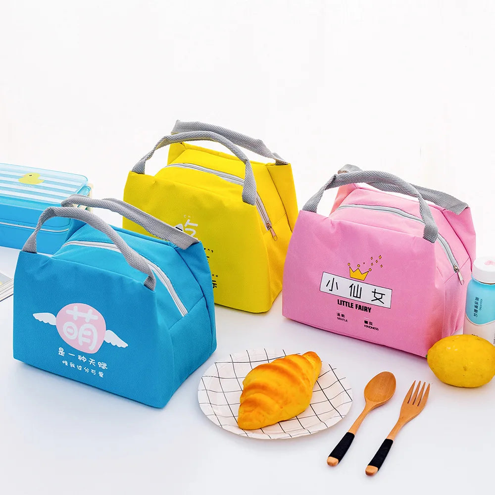 Food Fresh Keep Lunch Cooler Bags New Women Men Kids Children Picnic Travel Storage Thermal Insulated Lunch Bags