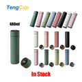 TY 480ml Stainless Steel Smart Vacuum Cup Intelligent Water Bottle Flask Temperature Display Mug LED Touch Screen 6-12 Hours
