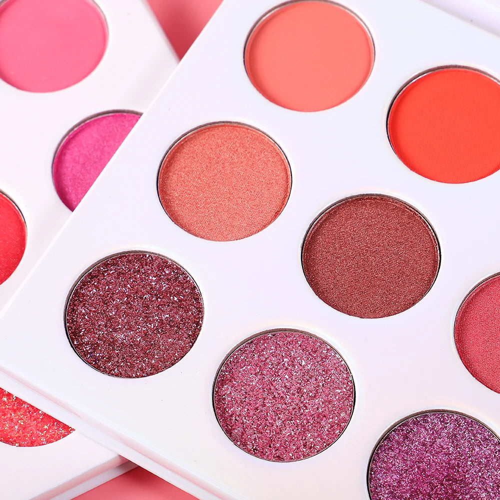 Wholesale Custom Eyeshadow Palette High Pigmented Vegan Cosmetics Private Label Makeup Diy Custom Eyeshadow Palette