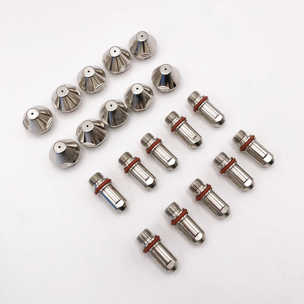 FY-XF300 Set of 10 Plasma Consumables Electrodes Nozzles 1.3/1.5/1.7/1.9/2.1/2.5 mm Cutting & Welding Parts Soldering Supplies