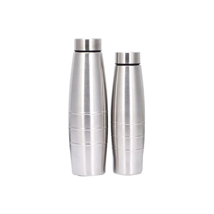 Custom Logo Water Bottles 650ml 1000ml Unisex Stainless Steel Direct Drinking with Anti-Corrosion Coating for Tours MegaBDM