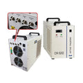 New Dual Output CW-5202 Series CO2 Laser Chiller 1400W Cooling Capacity 0.3C Precision 110/220V for CO2 Laser