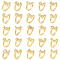 Fashion Trend Jewelry Zircon Micro-set Rings 18k Gold Alloy Ladies Wholesale Custom Letter Wedding Ring