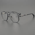 CH8077 Good Quality Polygonal Mens Designer Glasses Comfortable with Popular Fashion Marble Patterns Hot Spec Eyewear Factory