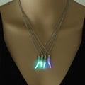 Glow in the Dark Light Pepper Pendant Quicksand Pendant Necklace Luminous Classic Necklace Wholesale