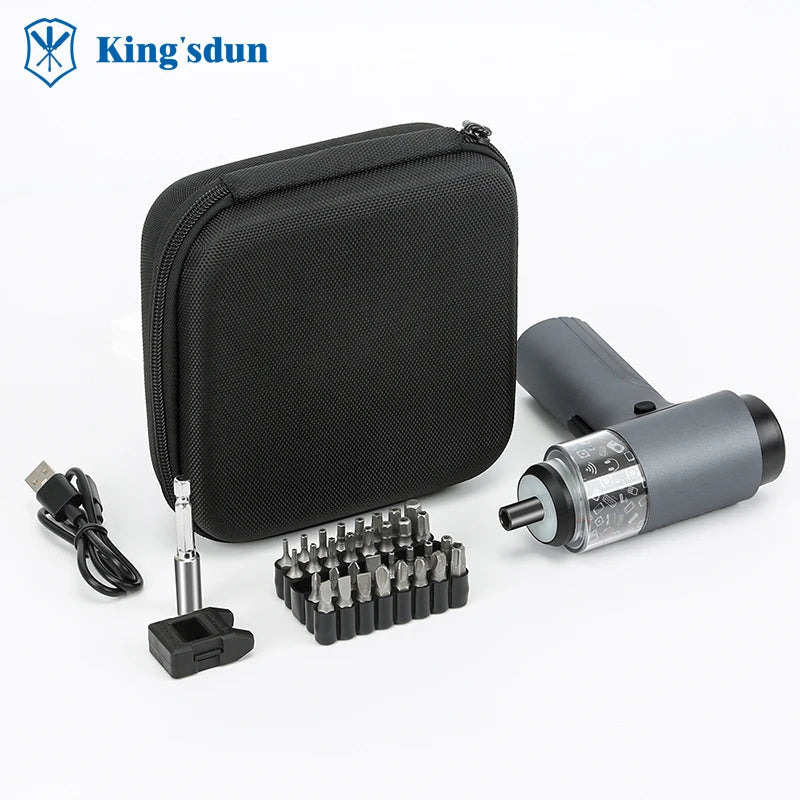 Hot Selling 36 in 1 with 32Pcs Replaceable CRV Steel Precise Bits Electric Screwdriver Set USB Quick Charging Power Screwdriver