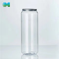 Premium Materials Plastic Can Pot En Plastique Jar Custom Little Clear Plastic Bottles With Easy Seal Easy Open Aluminum Lid