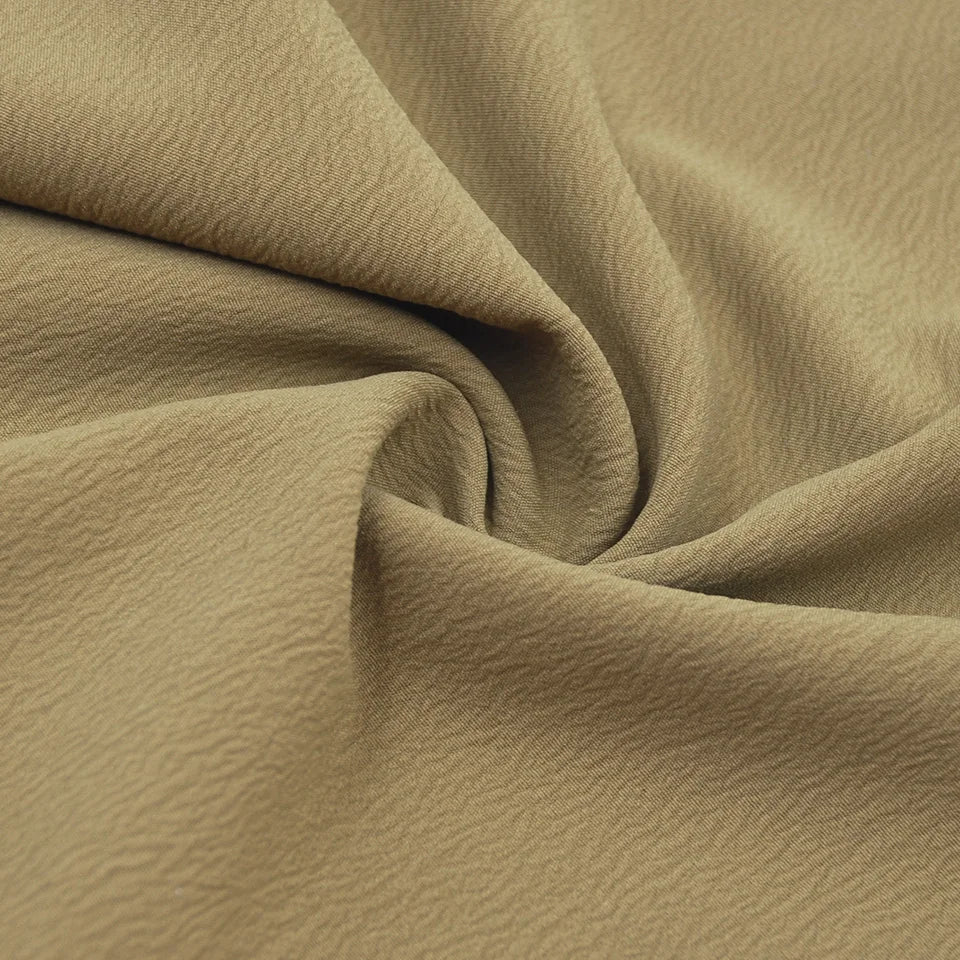 New Arrival Wholesale Microfiber Feels Crepe 95% Polyester 5% Spandex Elastane Fabric for Garment Coat