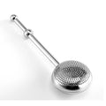 Oblate Round Shape Long Handle 18/8 Stainless Steel Tea Ball Infuser Filter Tea Strainer Bag Brew Herb Tea Accessories