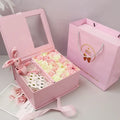 2024 New Arrival Cosmetic Packaging Box With Transparent Window Custom Logo Paper Boxes for Perfume Gift Sets Box