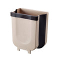 Plastic Basket Hanging Trash Can Waste Bin Garbage Can Storage Box Trash Storage Desktop Kitchen Holder Cabinet Door