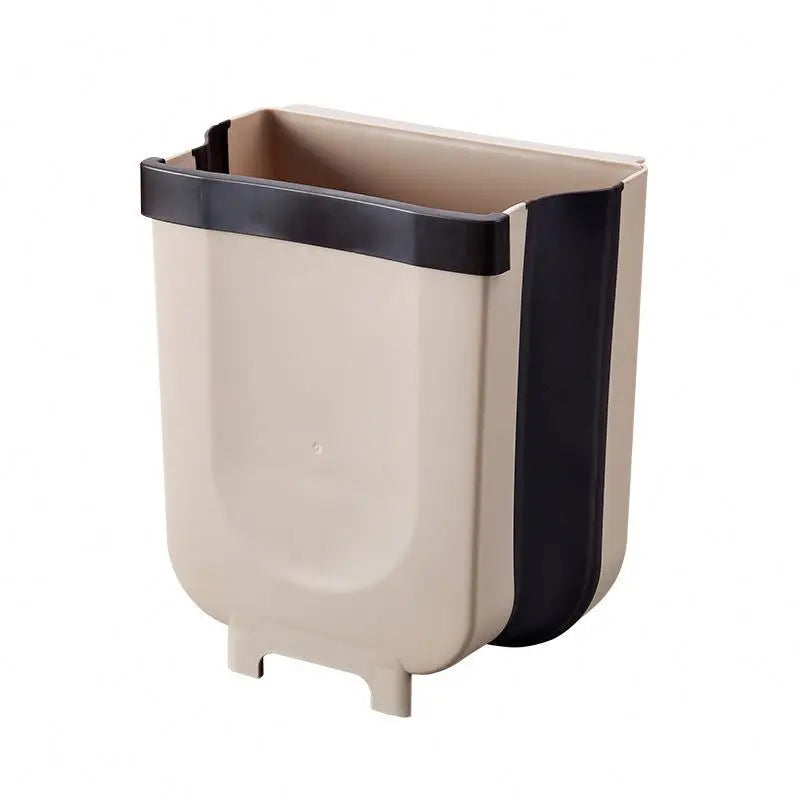Plastic Basket Hanging Trash Can Waste Bin Garbage Can Storage Box Trash Storage Desktop Kitchen Holder Cabinet Door