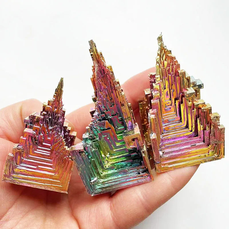 Cheap Price Bismuth Crystal  Bulk Bismuth Metal Crystal Ore Tower for Home Decoration