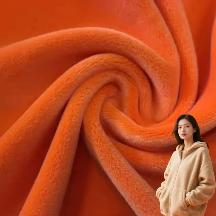 Specializing in the Production of Short Plush Plain Crystal Super Soft Fabric Spandex Super Soft Silver fox Fabric
