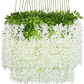 Wholesale Wedding Artificial Flowers Handmade Ceiling Hanging Wisteria for Decorations for Mother's Day and Easter