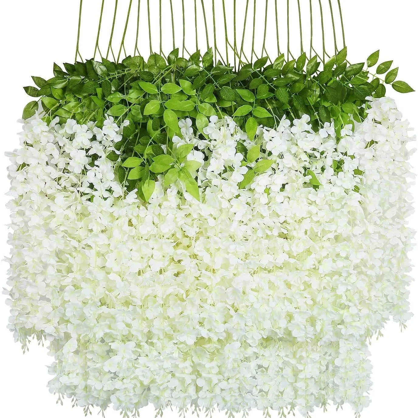 Wholesale Wedding Artificial Flowers Handmade Ceiling Hanging Wisteria for Decorations for Mother's Day and Easter