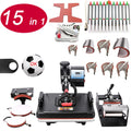 15 in 1 Heat Press Machine Pen Press Machine Printer Sublimation Machine for T Shirt/Mug/Ball Heat Press Machine