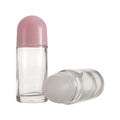 Empty Roll on Bottle Best Selling 30ml 50ml Steel Clear Transparent Glass Essential Oils Skin Care Roller Ball Bottle