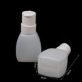 Felice F-NPB-01 Multiple Capacity Rectangle Empty Nail Polish Remover Dispenser Plastic White Durable Cosmetic Toner Pump Bottle