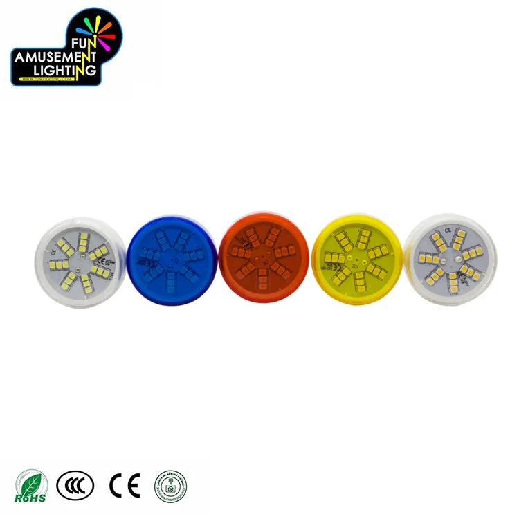 China IP65 AC24V 2W Multicolor Amusement Park Light 21 Pieces LED Point Lamp