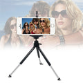 Factory Price Aluminum Mini Tripod with Clip Metal Smartphone Lightweight Stand Mount for Mobile Phone Camera Stand Holder