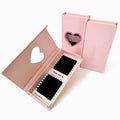 Pesta As Custom Packaging Eyelash Extension Casmere Jet Dark Fluffy Matte Black Easy Fanning Lashes Tray