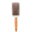 Wooden Handle Foldable Laser Ionic Lice Comb for Girls Long Hair Curling Massage Comfortable Home Use
