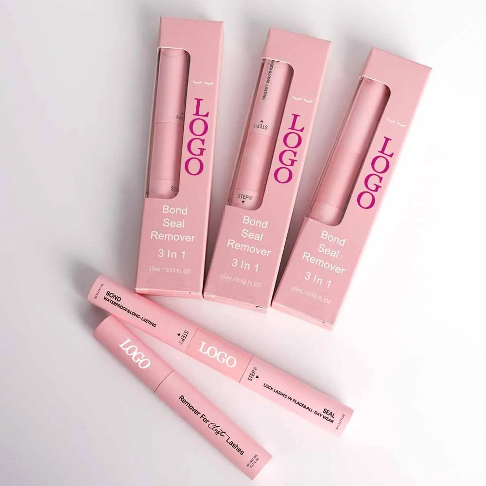 Water Proof Lash Bond and Seal Eyelash Glue Private Label Custom Eyelash Kit Cluster Lashes Diy Lash Sealant and Bond