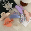 Assorted Star Heart Butterfly Hair Claw Bling Luxury Jewel Pearl Acrylic Acetate Hair Claw Strass Claw Clip Glitter Neon