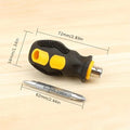 Multi-functional MINI Industrial DIY Chrome OEM Customizable Screwdriver Anti Slip Plastic Handle Multi-Purpose Drive Tool
